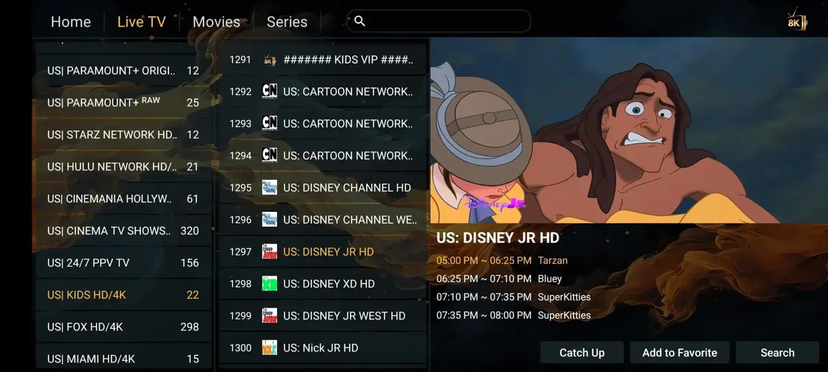 AlwaysTivi IPTV live streaming preview 2