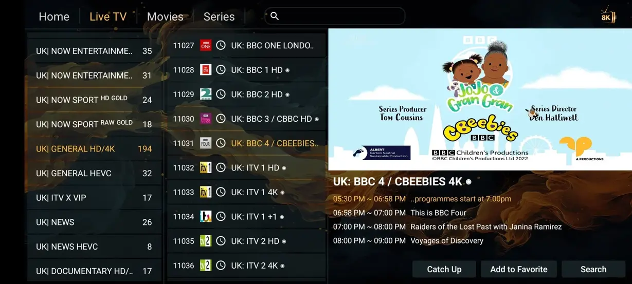 AlwaysTivi IPTV live streaming preview 6