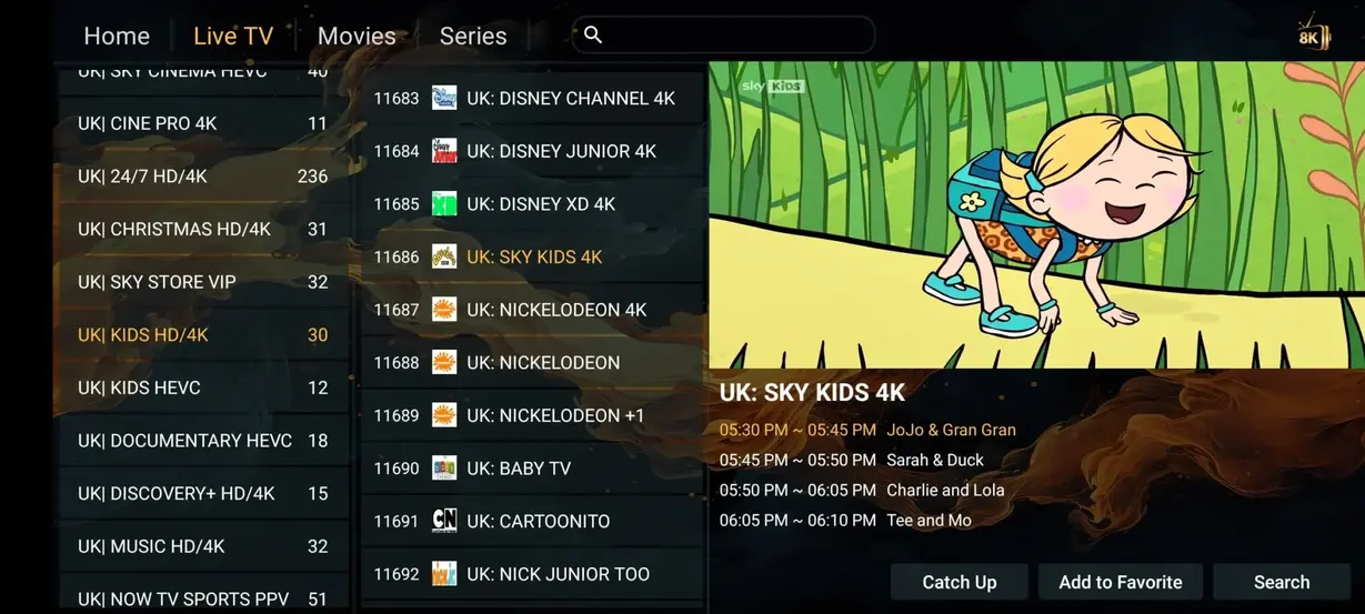 AlwaysTivi IPTV live streaming preview 8